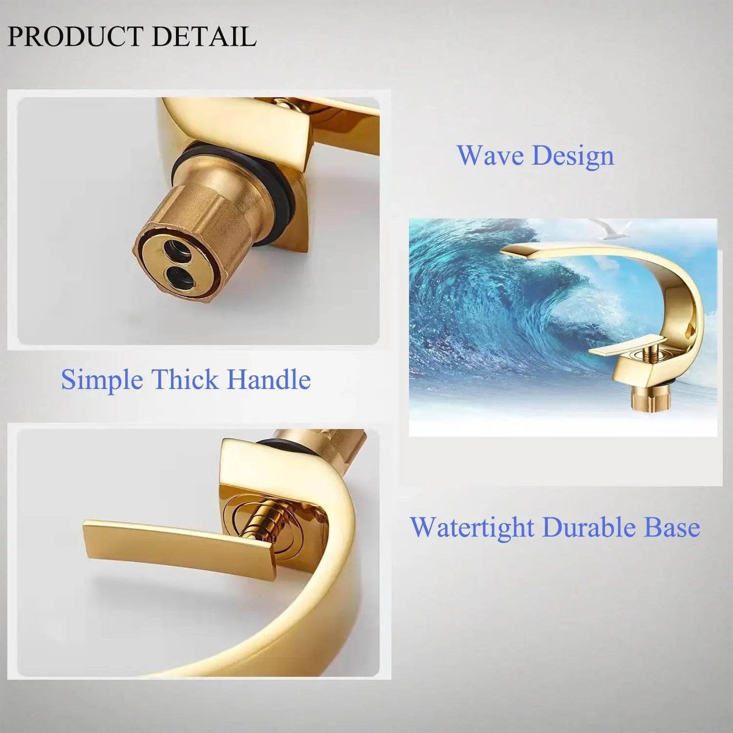 Waterfall Bathroom Faucet 1 Hole - Loft&Timber