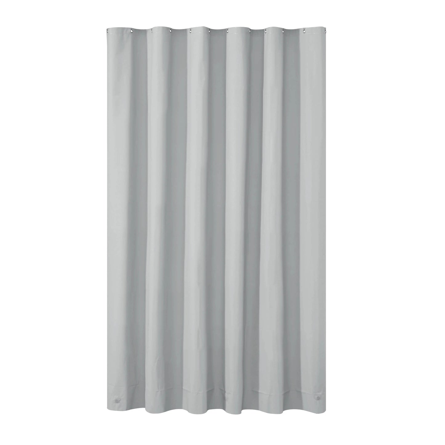 Contemporary Gray Paris Geometric Polyester Shower Curtain Set, 70 in x 72 in - Loft&Timber