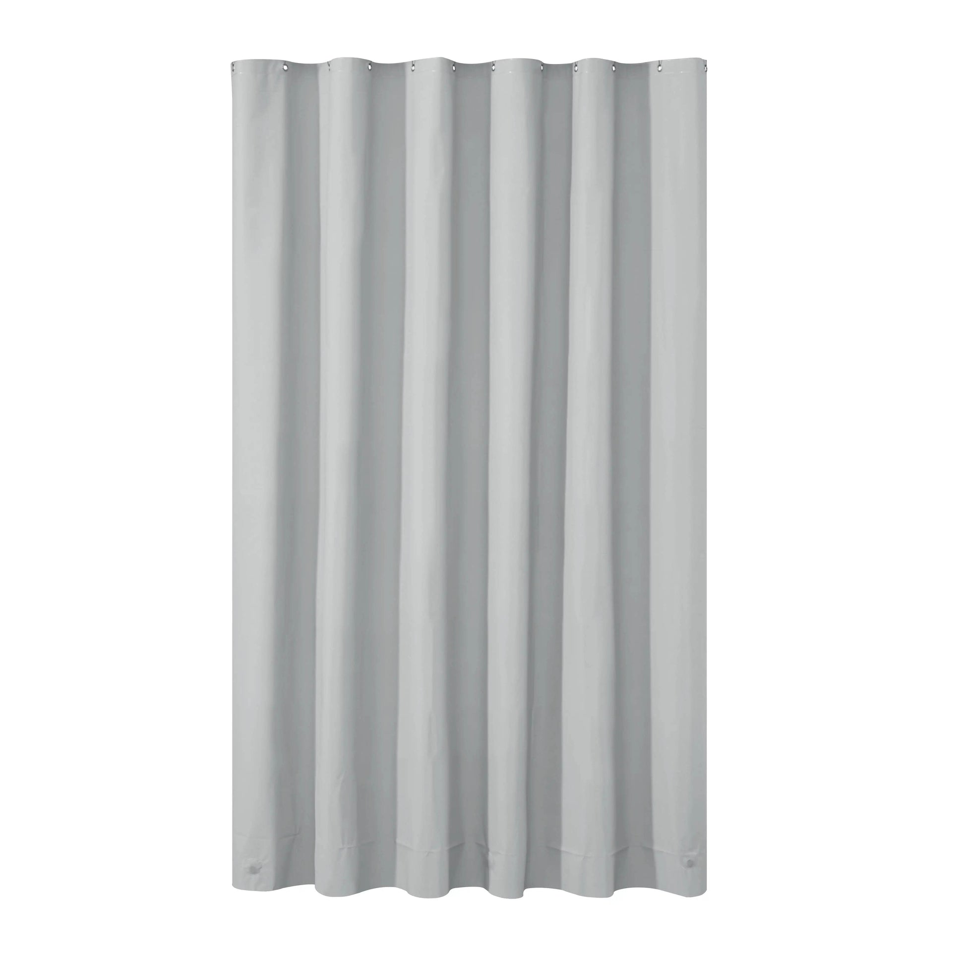 Contemporary Gray Paris Geometric Polyester Shower Curtain Set, 70 in x 72 in - Loft&Timber