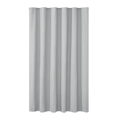 Contemporary Gray Paris Geometric Polyester Shower Curtain Set, 70 in x 72 in - Loft&Timber