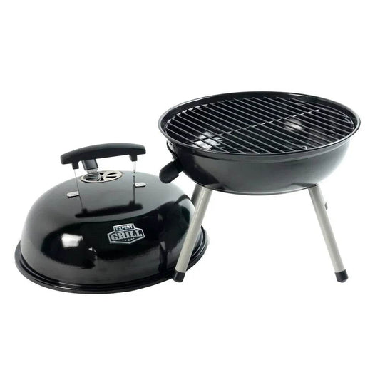 Portable Charcoal Grill 14.5 Inch Tabletop Grill Dome Design Adjustable Air Vents - Loft&Timber