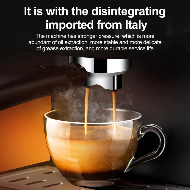 Semi-Automatic Espresso Machine 20Bar High Pressure Extractor 3-in-1 - Loft&Timber