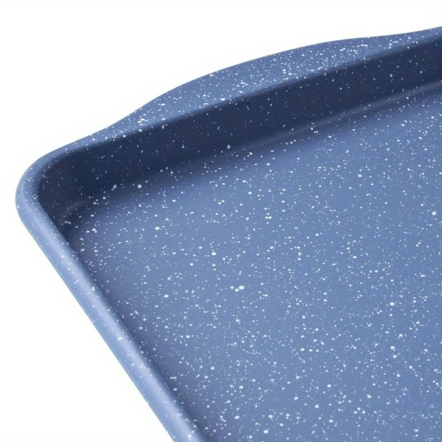 Nonstick Quarter Baking Sheet, 13" x 9", Teal Speckled - Loft&Timber