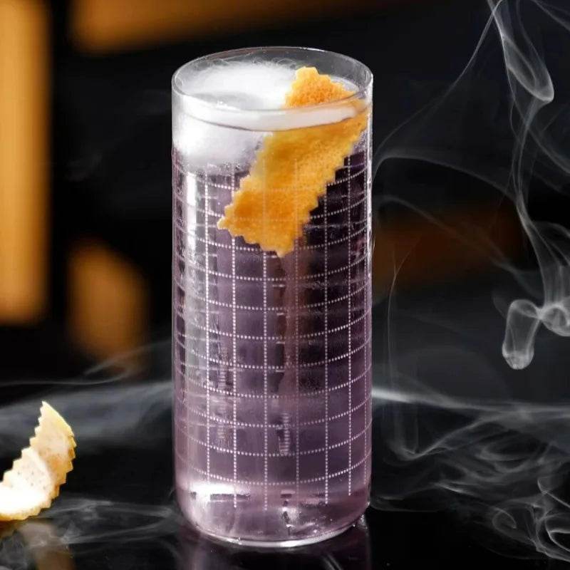 Ultra-Thin Etched Collins Glass Cup, Highball - Loft&Timber