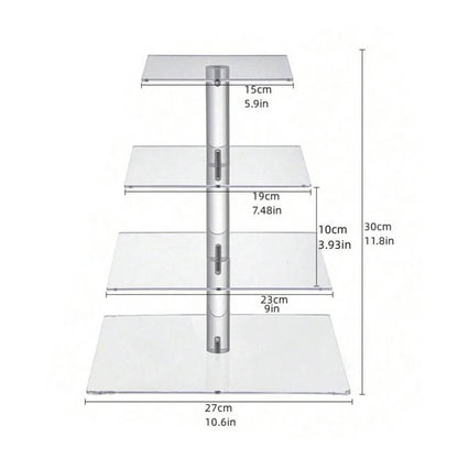3/4 Tier Acrylic Cupcake Display Stand - Loft&Timber