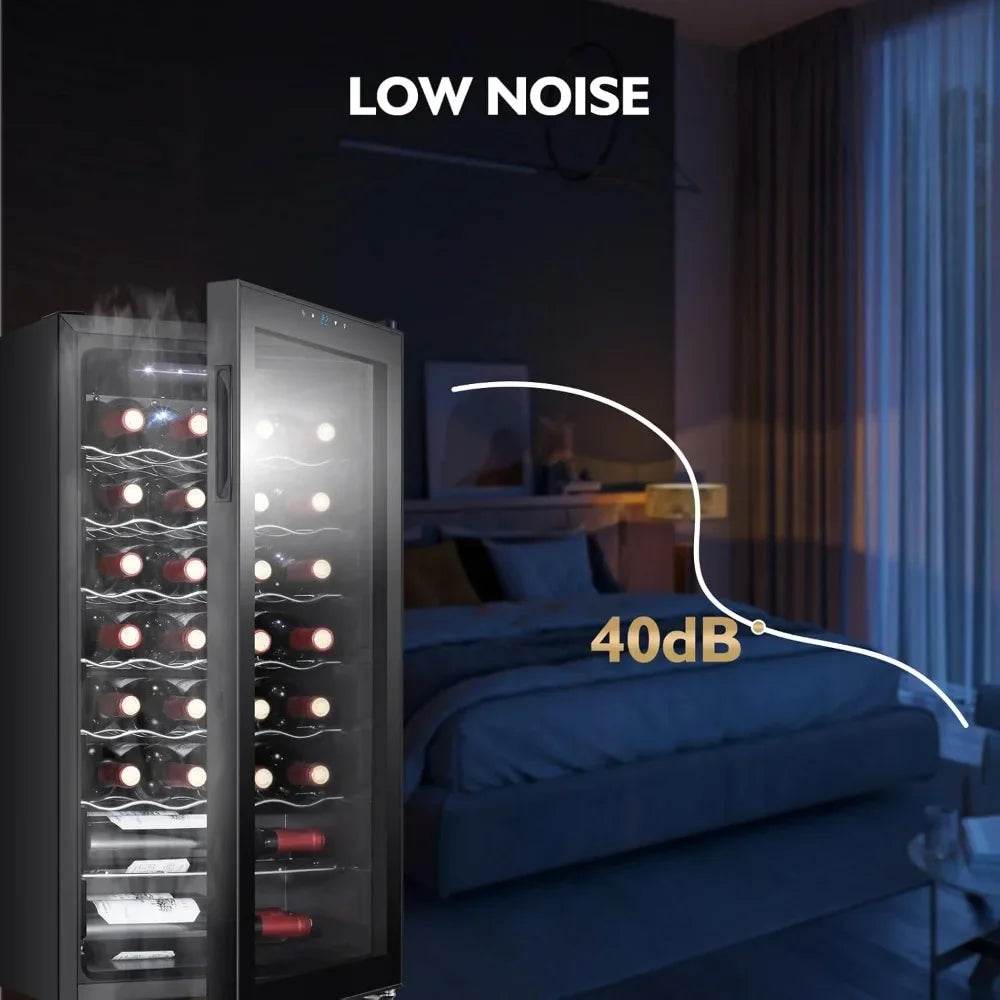28 Bottle Compressor Wine Cooler Refrigerator