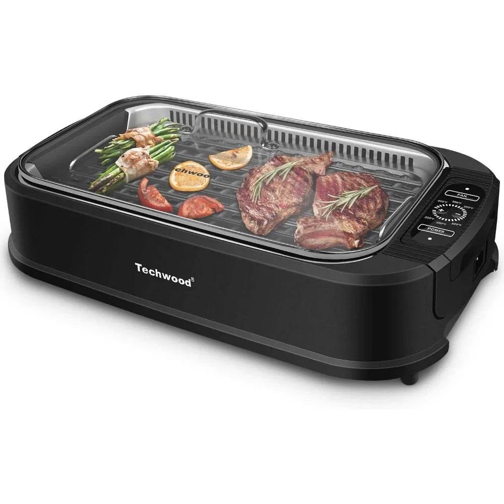 Techwood 1500W Smokeless Indoor Electric Grill - Loft&Timber