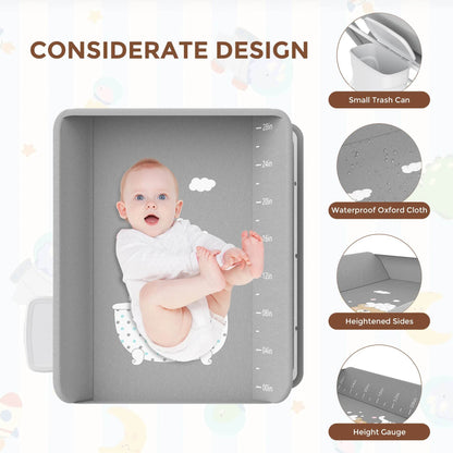 SEJOY Foldable Baby Changing With Wheels - Loft&Timber