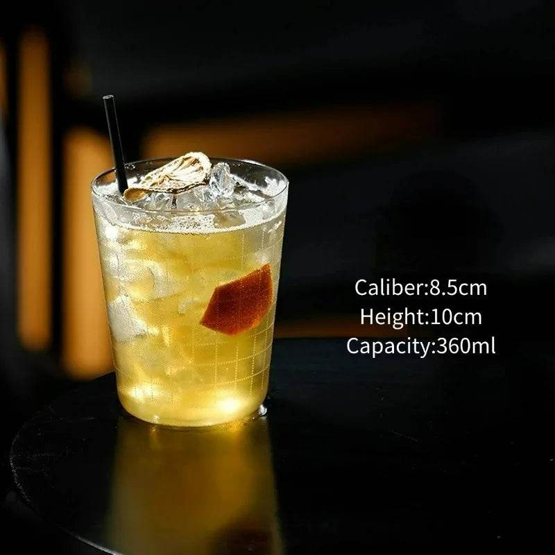 Ultra-Thin Etched Collins Glass Cup, Highball - Loft&Timber