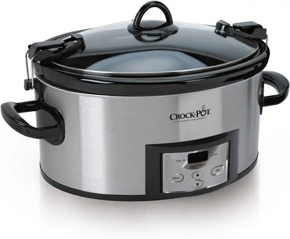 PortaChef 6-Quart Digital Stainless Steel Slow Cooker - Loft&Timber