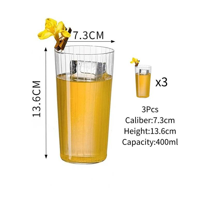 Japanese Style Engraved Cocktail Glasses