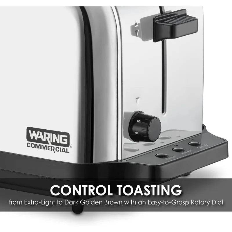 Waring Commercial 2-Slice Commercial Light Duty Pop-Up Toaster, 120V - Loft&Timber