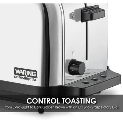 Waring Commercial 2-Slice Commercial Light Duty Pop-Up Toaster, 120V - Loft&Timber