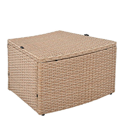 10-Piece Outdoor Sectional Rattan Sofa Set, White - Loft&Timber