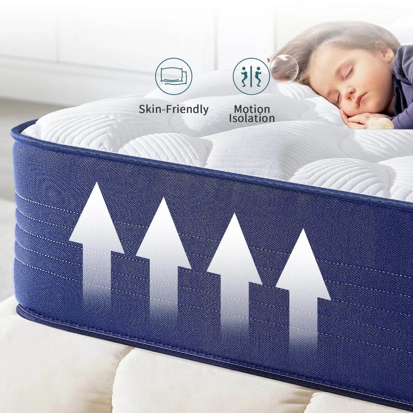 Gel Memory Foam & 7-Zone Pocket Spring Mattress - Loft&Timber