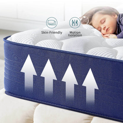 Gel Memory Foam & 7-Zone Pocket Spring Mattress - Loft&Timber