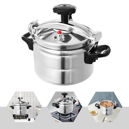 Silver Aluminum Alloy and Silicone High Pressure Pot - Loft&Timber