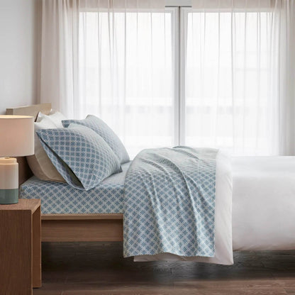 Queen Size Bed Sheets Set, 4-Piece Cozy Cotton Flannel Sheets Set Queen - Loft&Timber