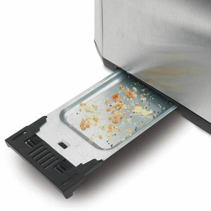 Brushed Stainless Steel 4 Slice Toaster - Loft&Timber