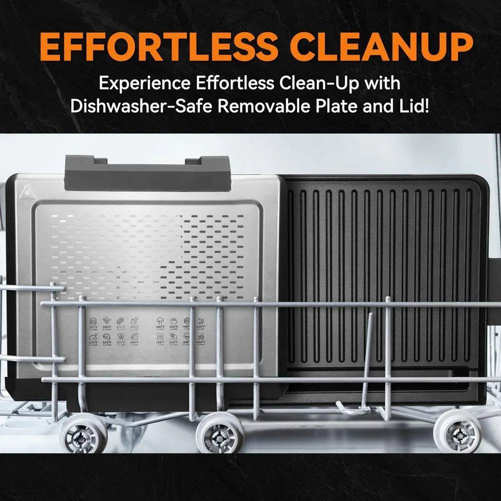 Baker's Friend Smokeless Indoor Grill with Removable Plates - Loft&Timber