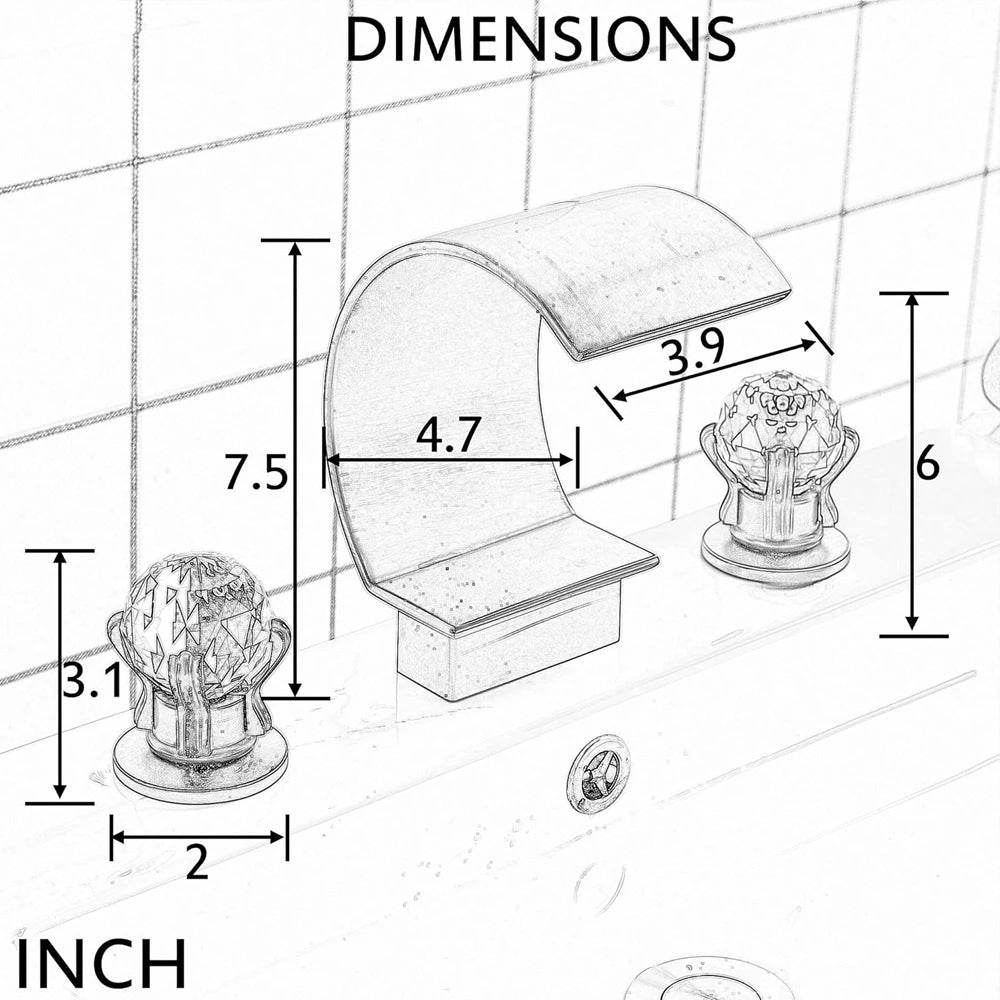 Black Bathroom Basin Faucet Brass - Loft&Timber