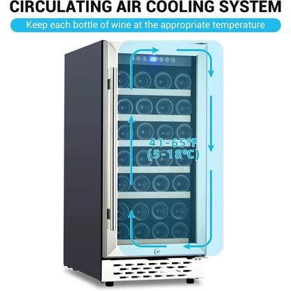 15 Inch Wine Fridge, 28 Bottles