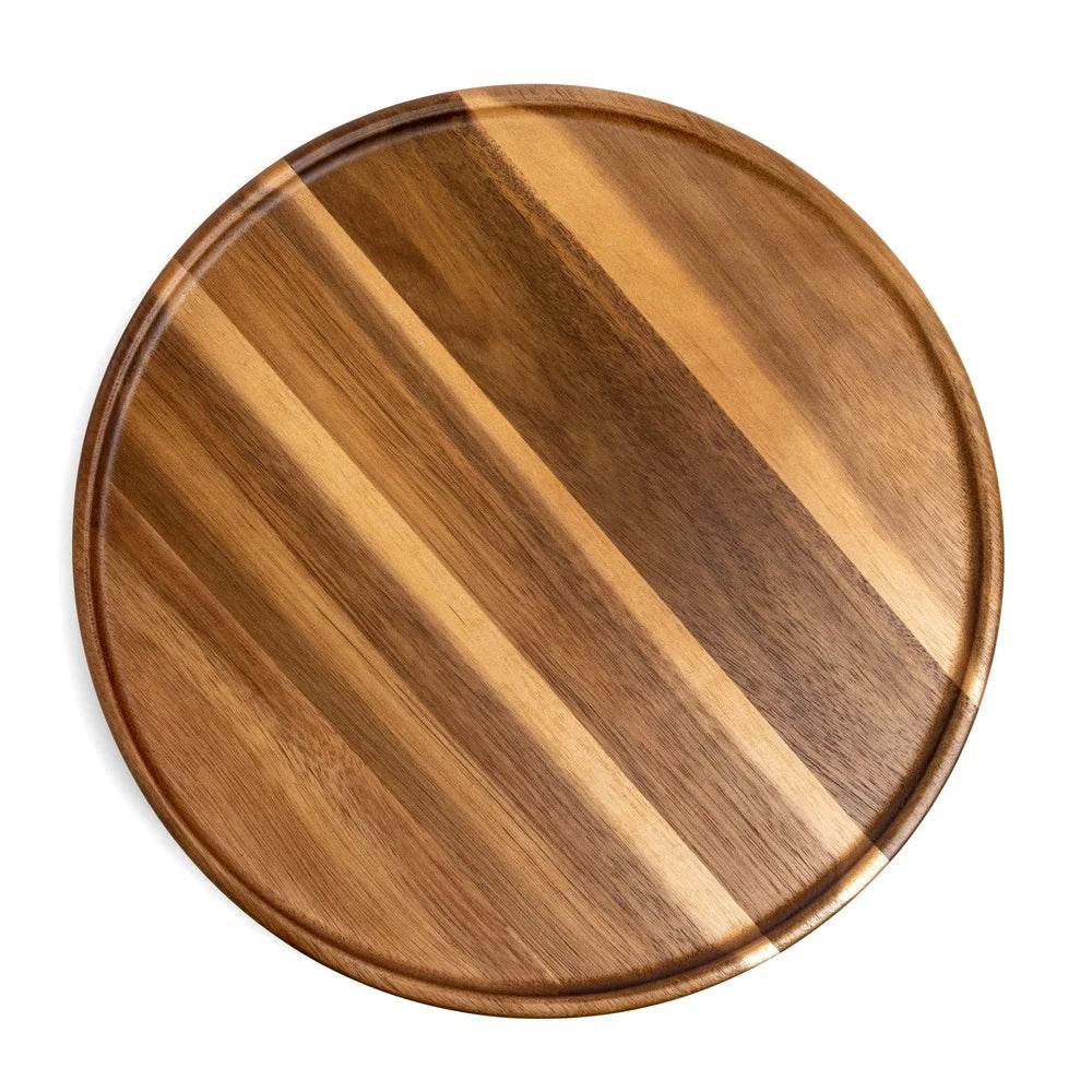 Acacia Wood Round Cake Stand - Loft&Timber