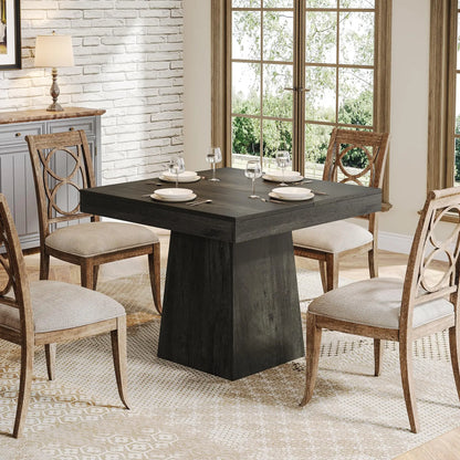 Tribesigns Square Dining Table for 4, 31.5" - Loft&Timber