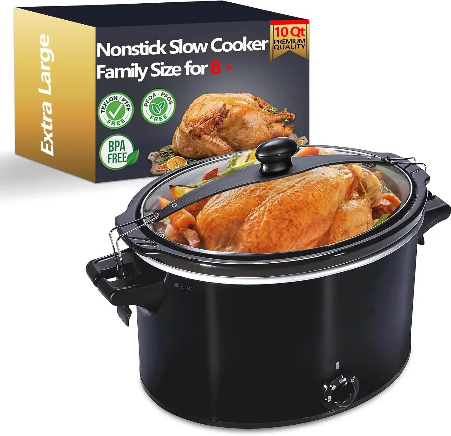 Extra Large 10 Quart Slow Cooker - Loft&Timber