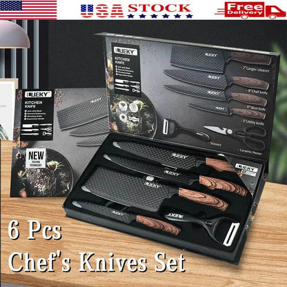 Stainless Steel Kitchen Knives Set - Loft&Timber