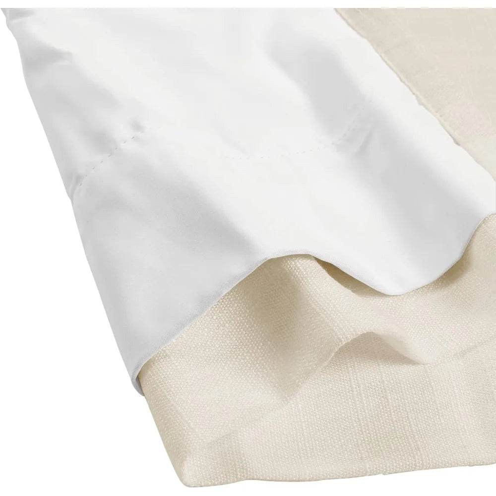 Polyester Linen Blackout Ivory Curtain - Loft&Timber