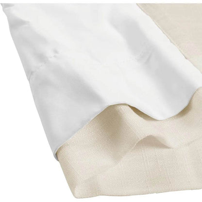 Polyester Linen Blackout Ivory Curtain - Loft&Timber