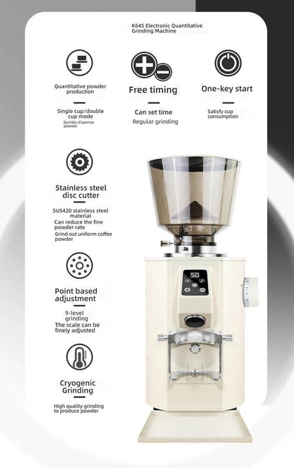 CAFOVO G264F Electric Coffee Grinder 2800RPM - Loft&Timber