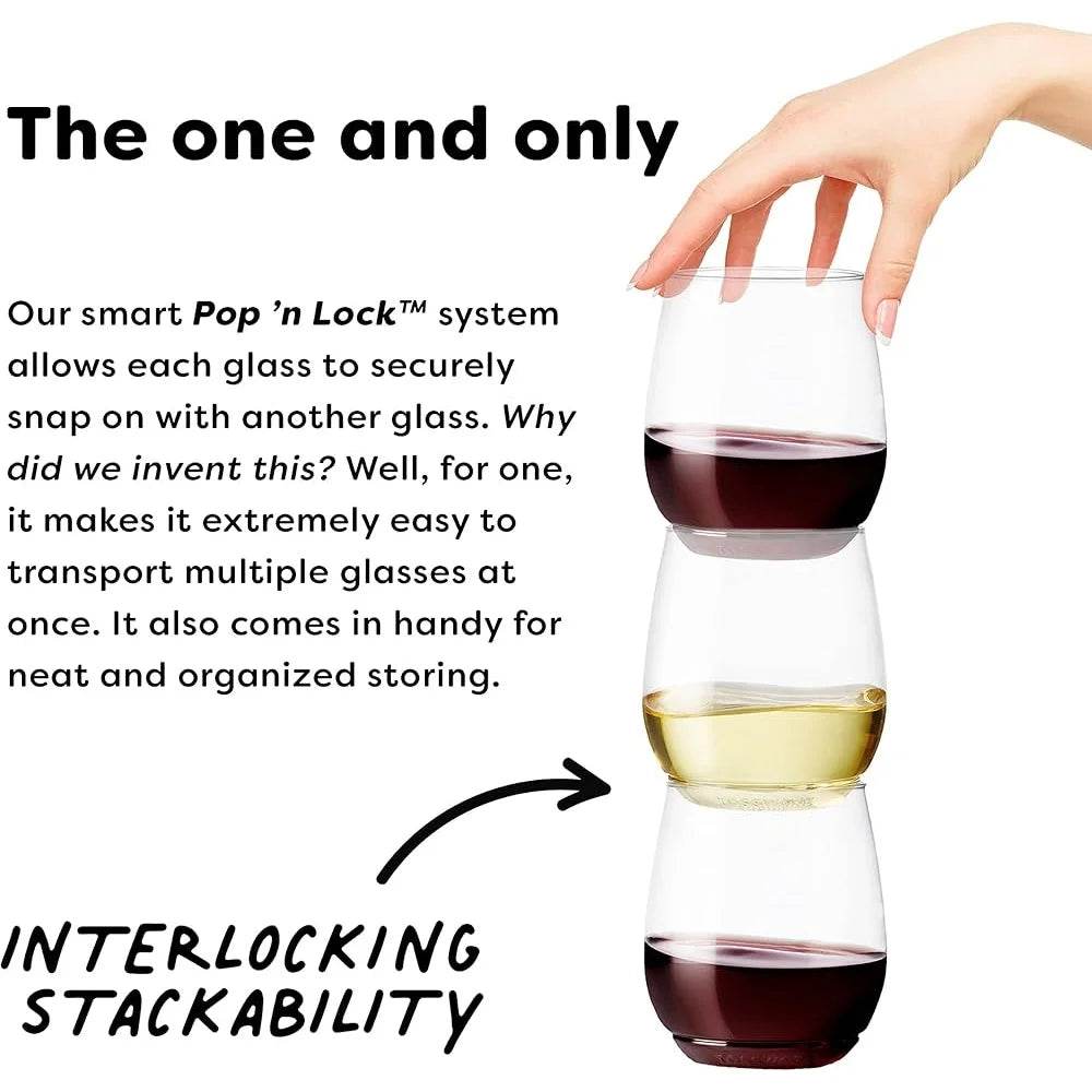 Premium Quality 9oz Unbreakable Plastic Champagne Glasses 12 Count - Loft&Timber