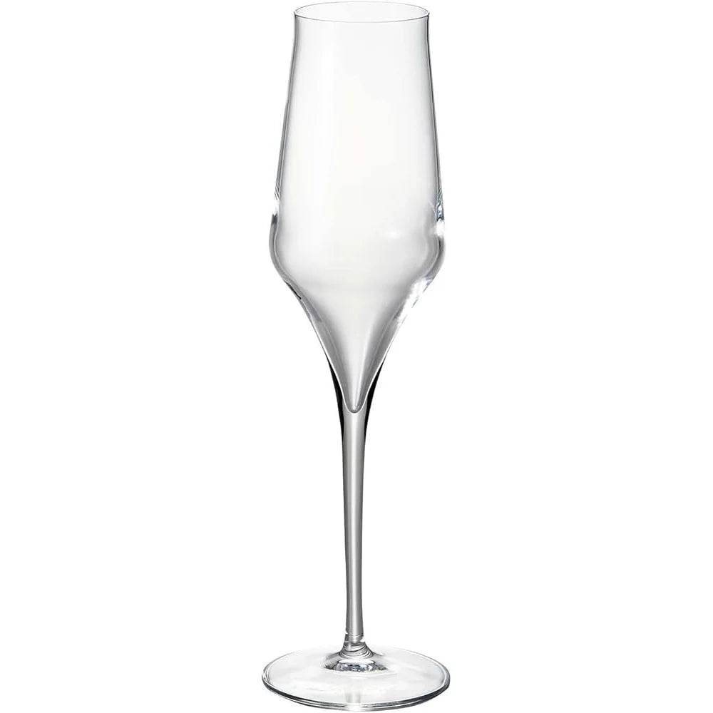 Durable Lead Free Crystal Champagne Glasses Set of 2 8 oz - Loft&Timber