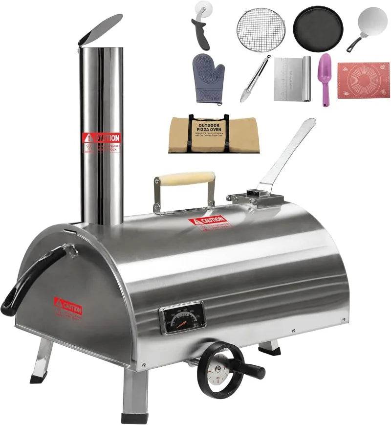 12 Inch Electric Pizza Oven Countertop Cooker Nonstick Griddle - Loft&Timber