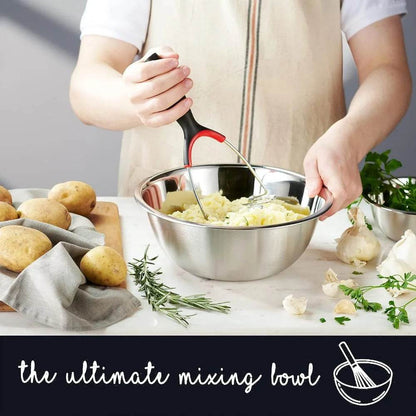 Stainless Steel Mixing Bowl Set, 10 Piece - Loft&Timber