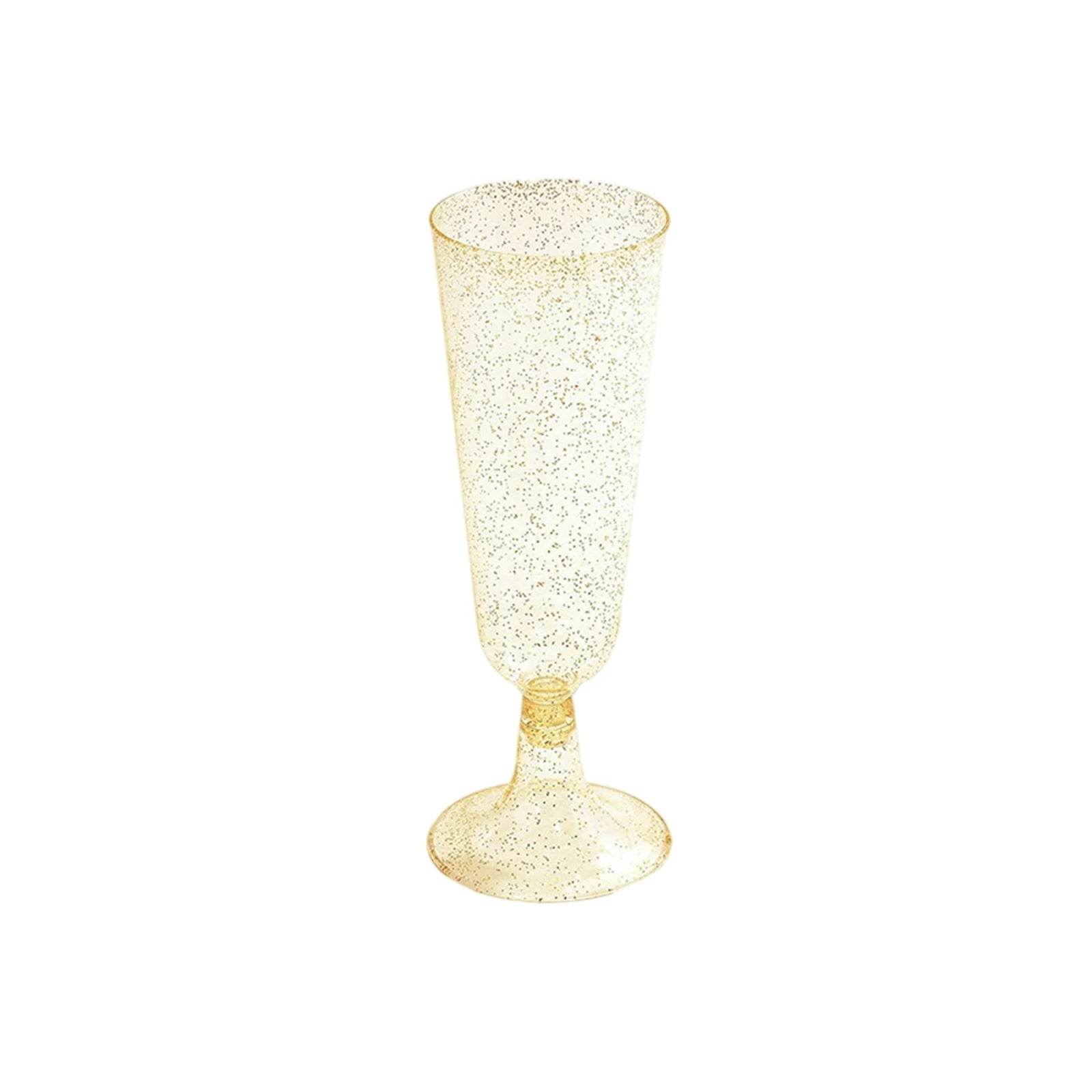 Clear Plastic Champagne Flutes 5.5 Oz - Loft&Timber