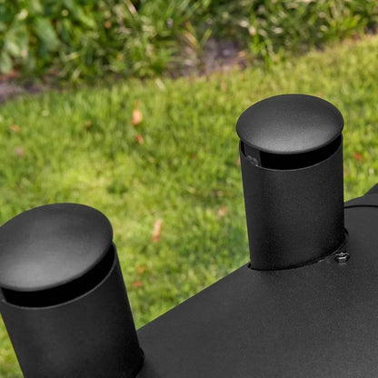 Two-Burner Propane Gas and Charcoal Combo Grill with 870 Sq. In. Cooking Area - Loft&Timber