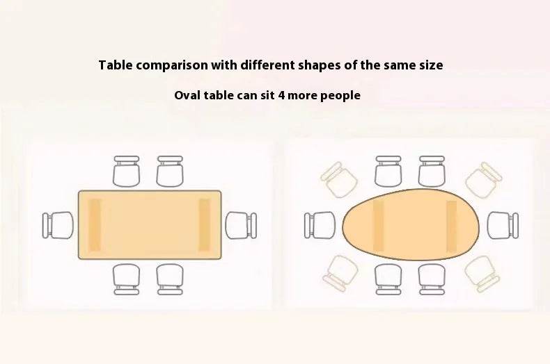 Center Dining Table Wood Table &/Or 6 Elegant Oval - Loft&Timber