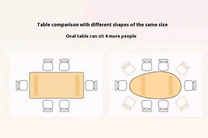 Center Dining Table Wood Table &/Or 6 Elegant Oval - Loft&Timber