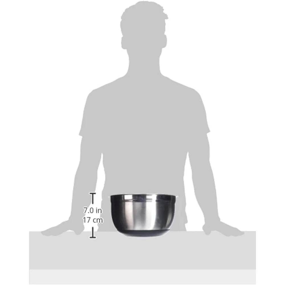 8 Quart Heavy Duty Stainless Steel Mixing Bowl - Loft&Timber