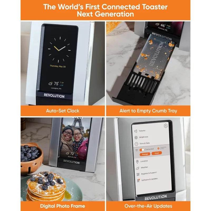 Revolution R180 Connect Plus Smart Toaster Bundle with Toastie Press & Warming Rack