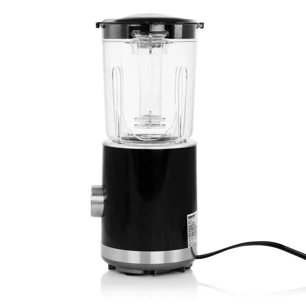 Compact 3-Cup Blender 300W Power BPA-Free Cup Stainless Steel Base Black - Loft&Timber