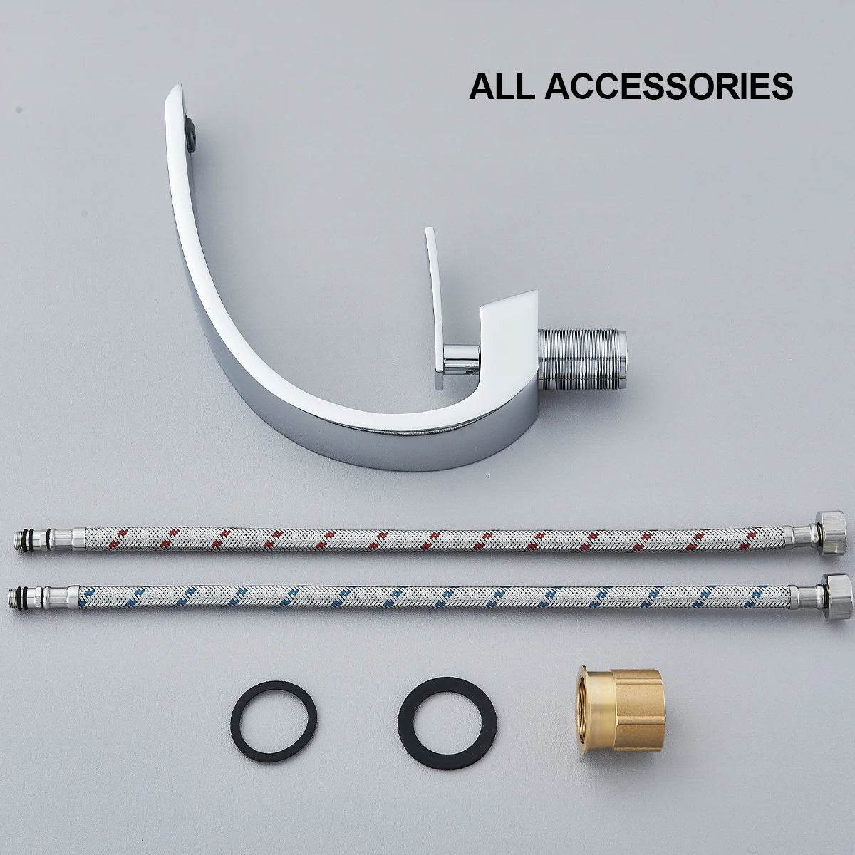 FMHJFISD Chrome Basin Faucet Stainless Steel - Loft&Timber