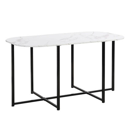 TOPMAX Modern 7-Piece Dining Table Set - Loft&Timber