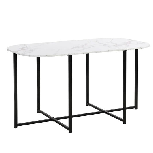 TOPMAX Modern 7-Piece Dining Table Set - Loft&Timber