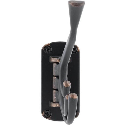 Triple Utility Swivel Hook Metal Wall Mount - Loft&Timber