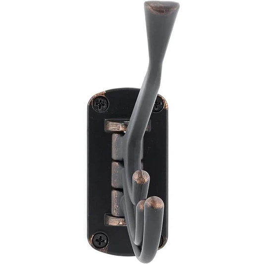 Triple Utility Swivel Hook Metal Wall Mount - Loft&Timber