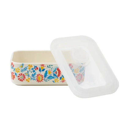 Sweet Rose Rectangular Ceramic Nesting Bowl Set, 6 Piece - Loft&Timber